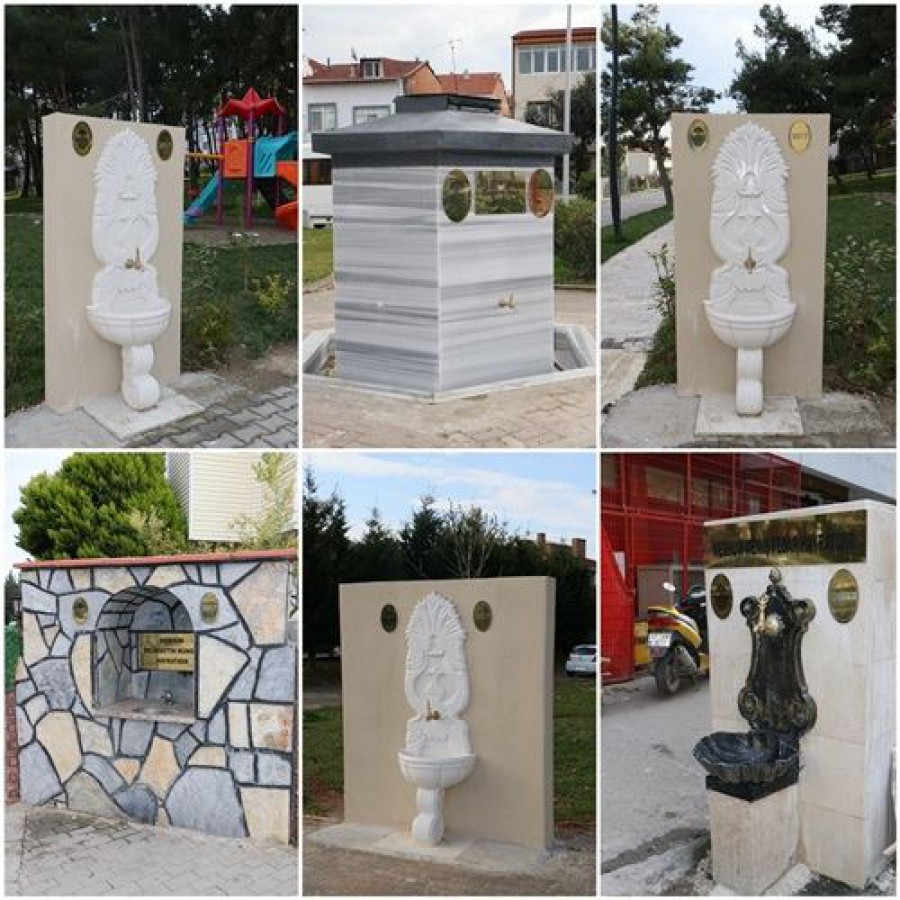 10 YENİ ÇEŞME YAPILDI, 8 HAYRAT YENİLENDİ
