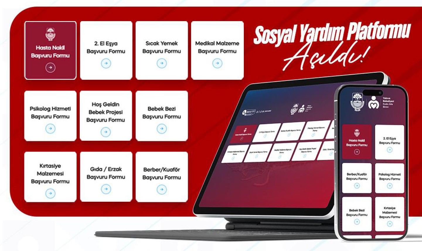 SOSYAL YARDIM PLATFORMU HİZMETE AÇILDI