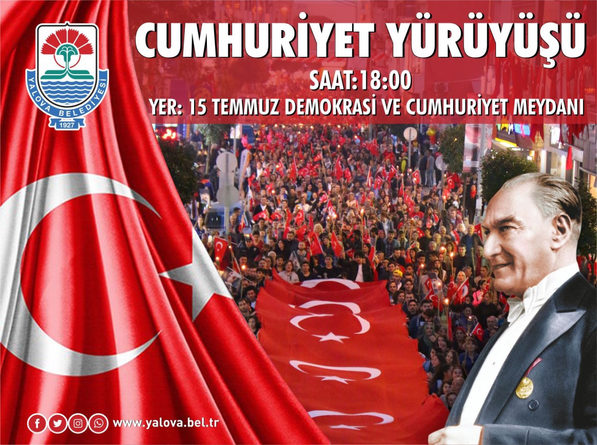 29 EKİM CUMHURİYET BAYRAMI ETKİNLİKLERLE KUTLANACAK