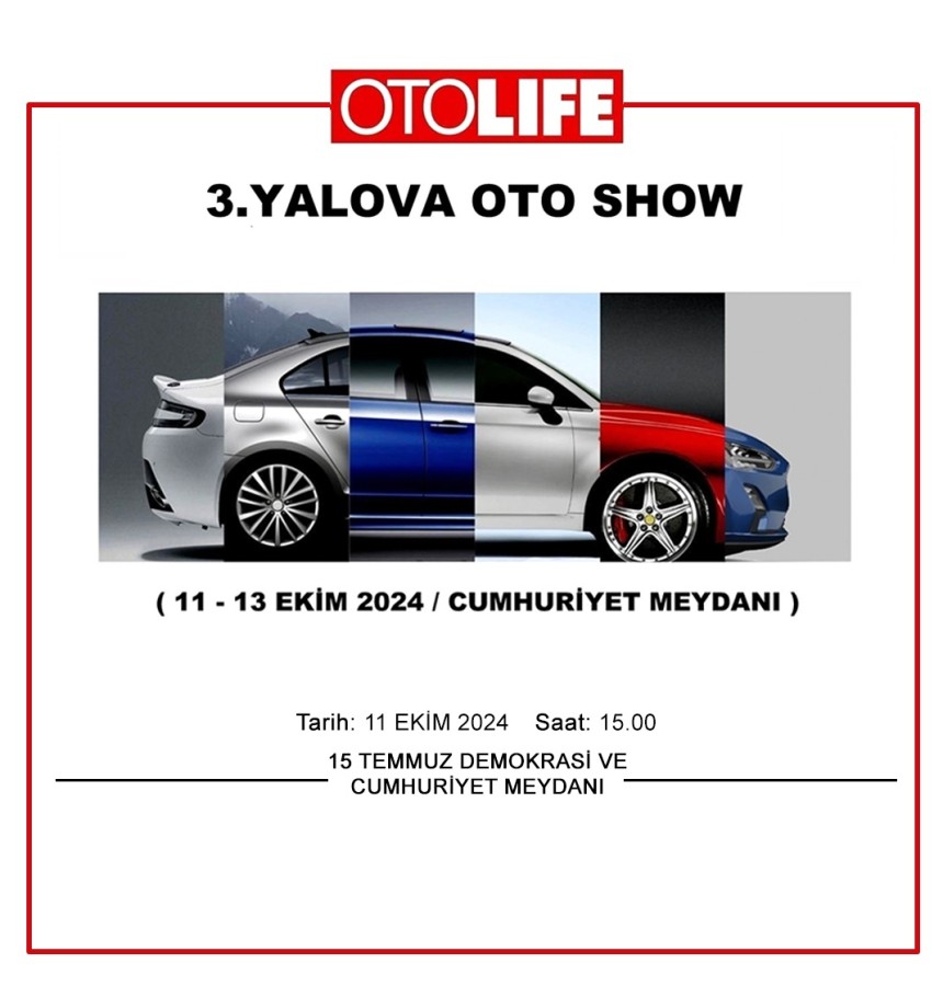 3.YALOVA OTO SHOW BAŞLIYOR