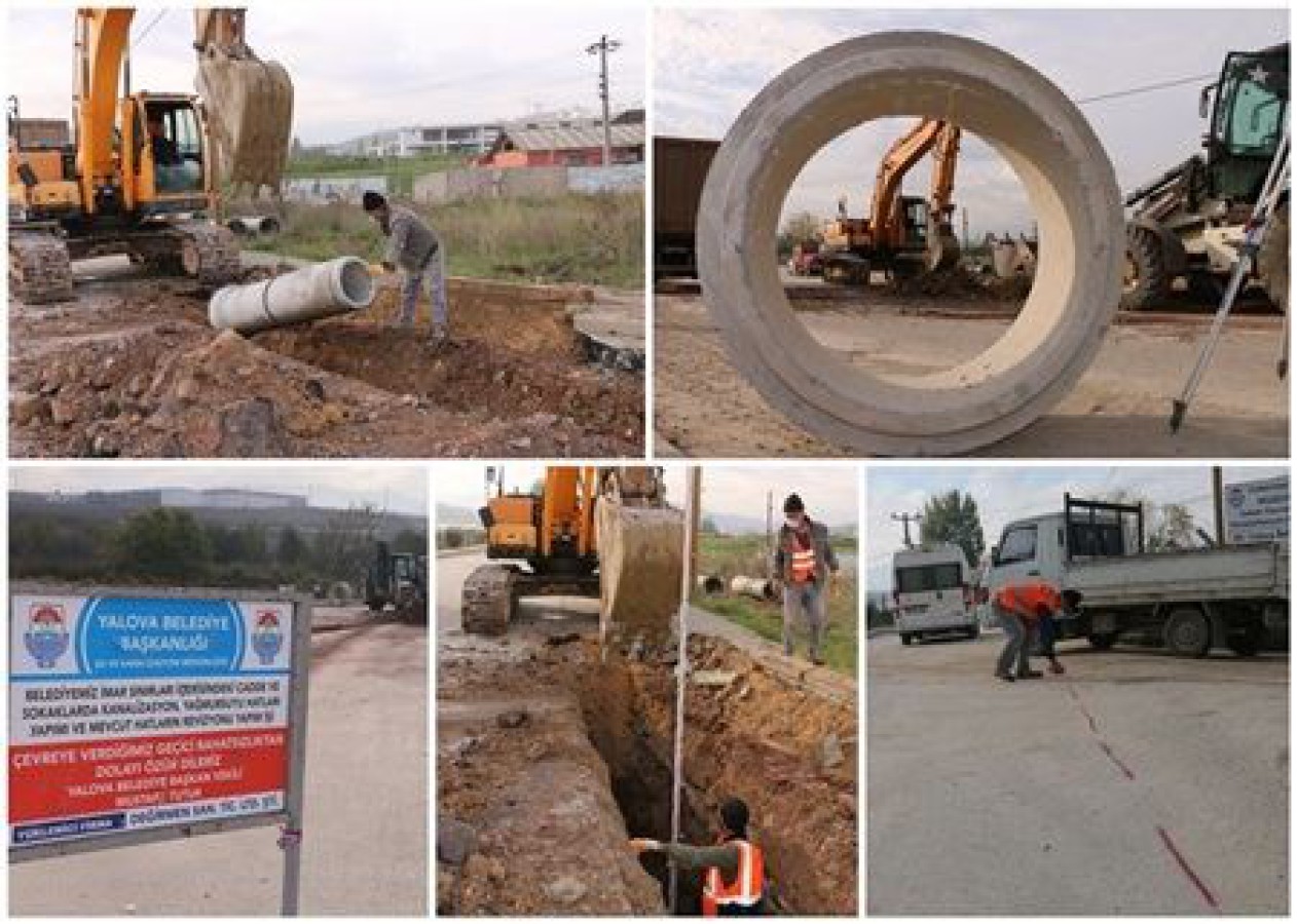 ALTYAPI ÇALIŞMALARI HIZLA DEVAM EDİYOR