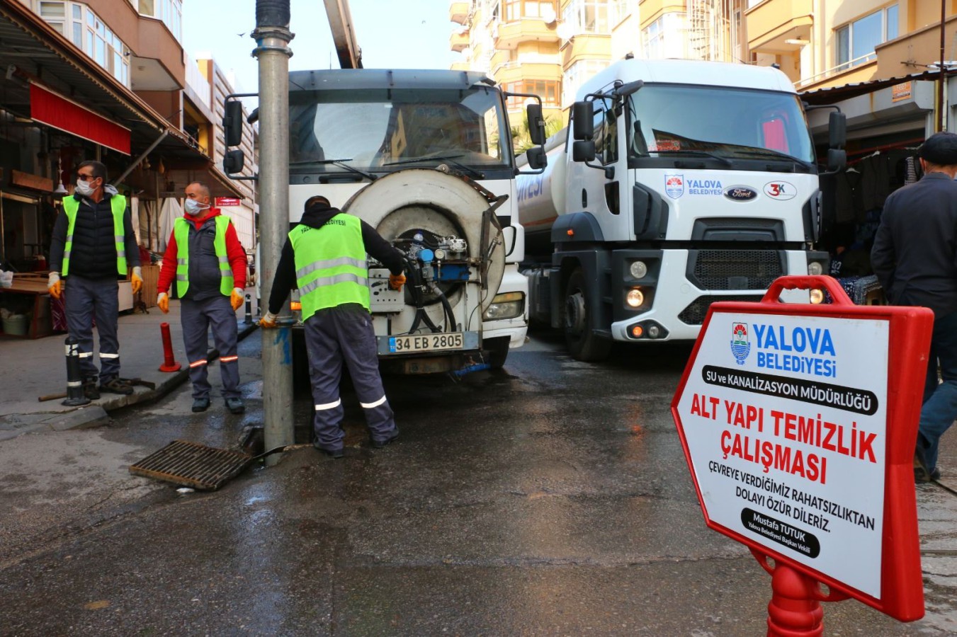 ALTYAPI TEMİZLİK ÇALIŞMALARI DEVAM EDİYOR
