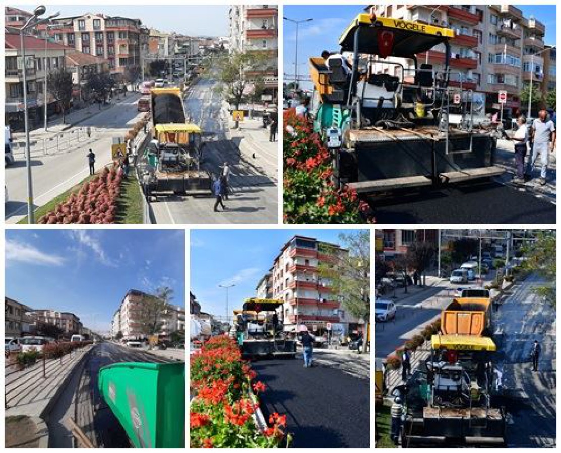 ASFALTLAMA ÇALIŞMALARI DEVAM EDİYOR