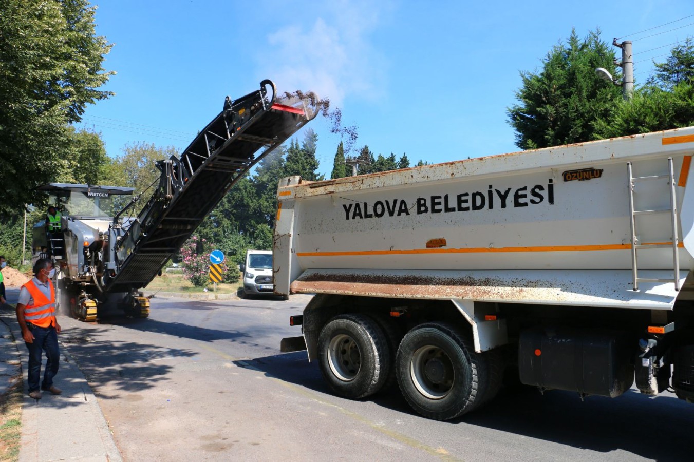 ASFALTLAMA İÇİN START VERİLDİ