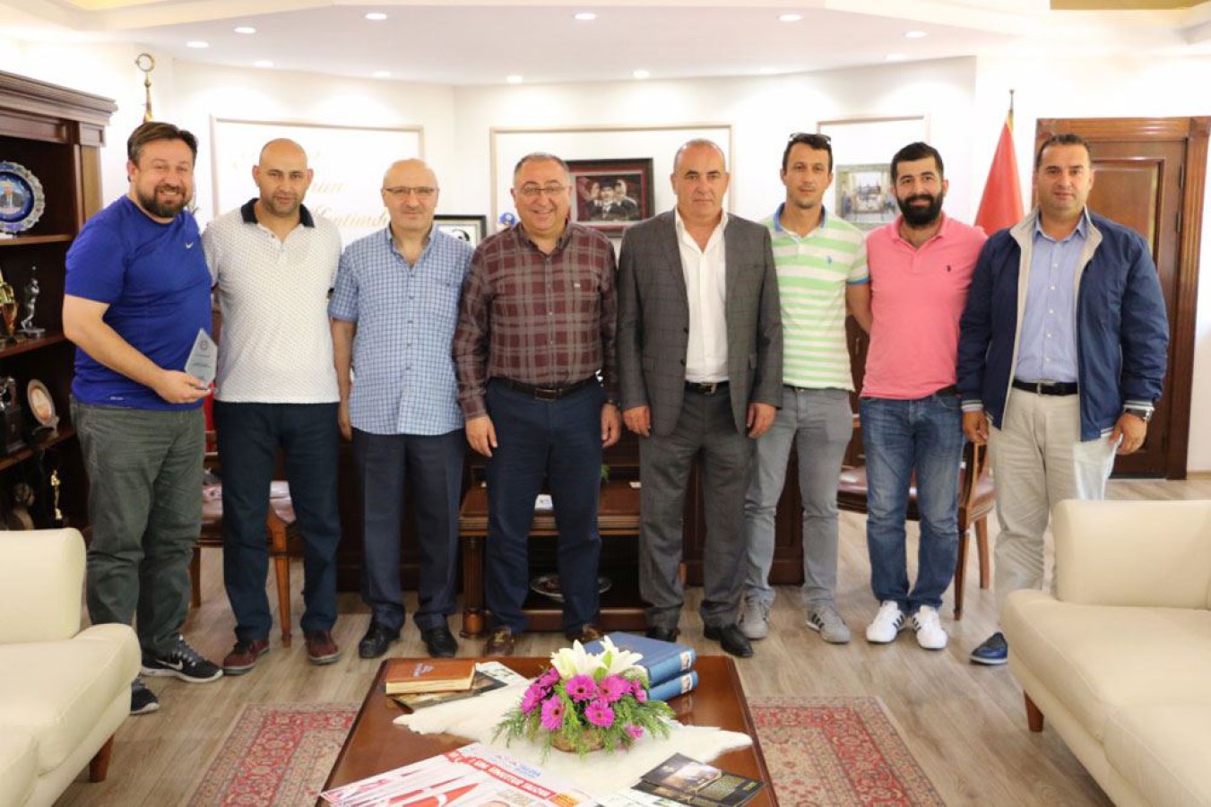 ASKF YÖNETİMİNDEN BAŞKAN SALMAN’A ZİYARET