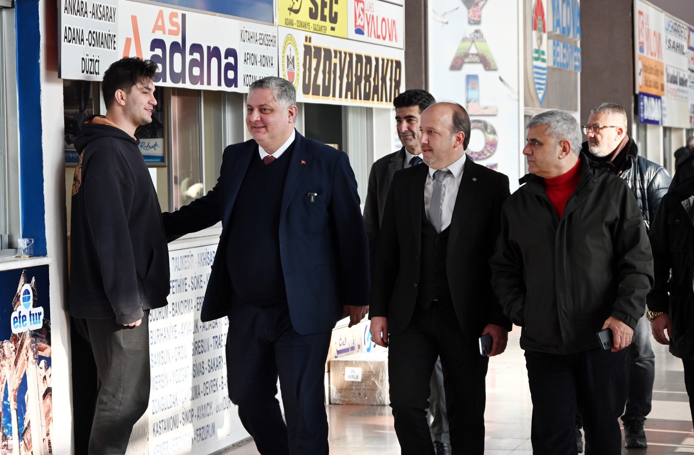 BAŞKAN GÜREL’DEN TERMİNALDE İNCELEME