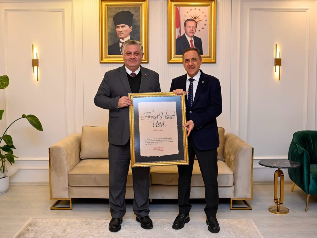 BAŞKAN GÜREL’DEN VALİ USTA’YA HAYIRLI OLSUN ZİYARETİ