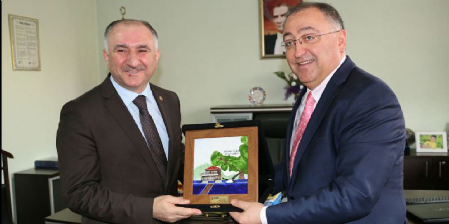 Başkan Salman, Çağlayan’ı Ziyaret Etti