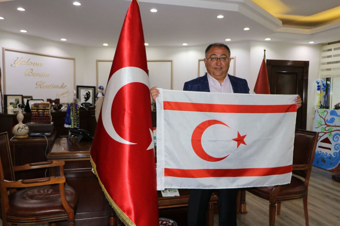 BAŞKAN SALMAN; “KIBRIS VAZGEÇİLMEZ PARÇAMIZDIR