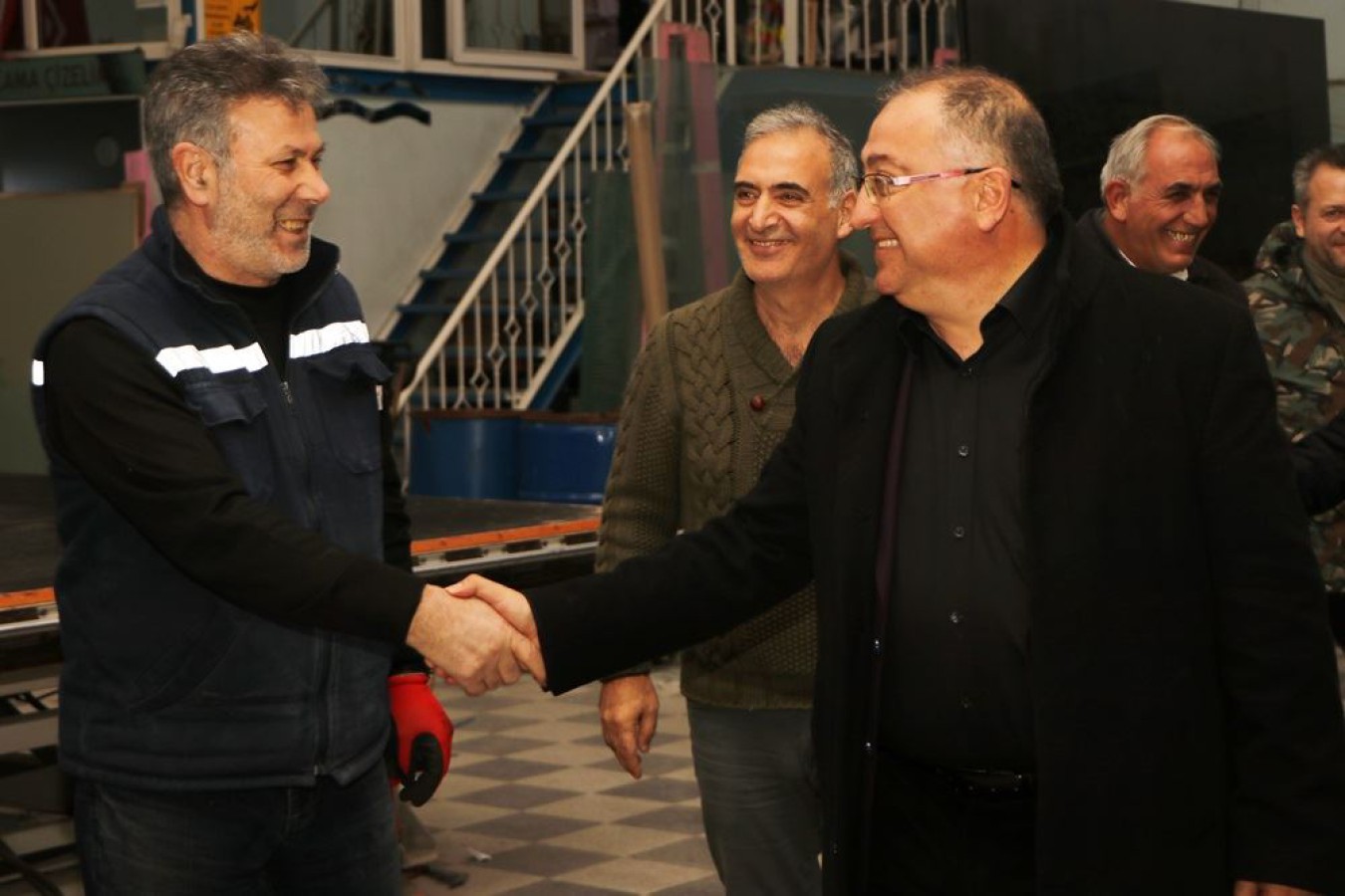 BAŞKAN SALMAN SANAYİ SİTESİ ESNAFIYLA BULUŞTU