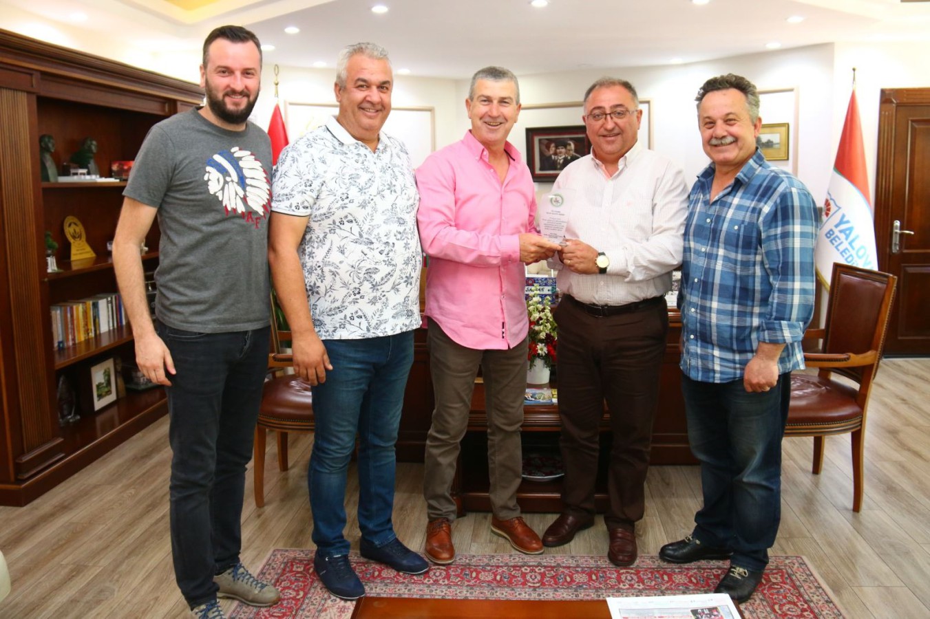 BAŞKAN SALMAN’A ZİYARETLER DEVAM EDİYOR