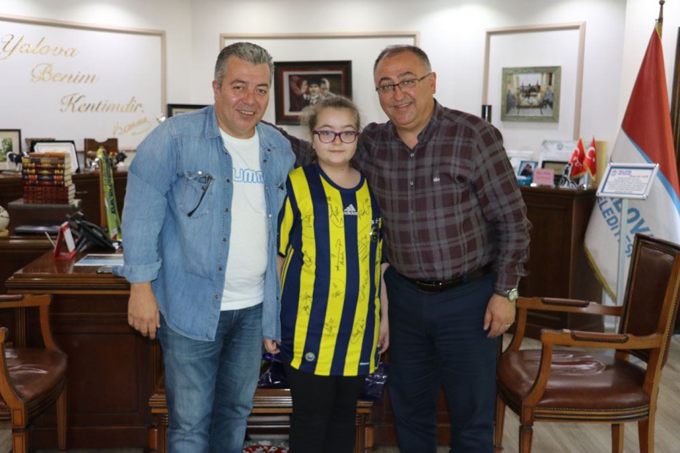 BAŞKAN SALMAN’DAN GÖKKILIÇ’A FENERBAHÇE FORMASI