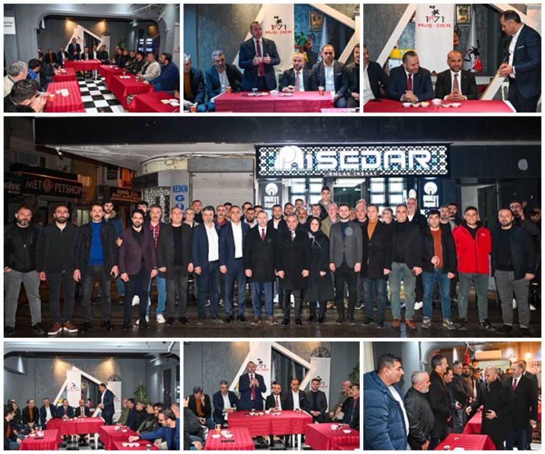 BAŞKAN TUTUK 1071 MUŞ DERNEĞİNİ ZİYARET ETTİ