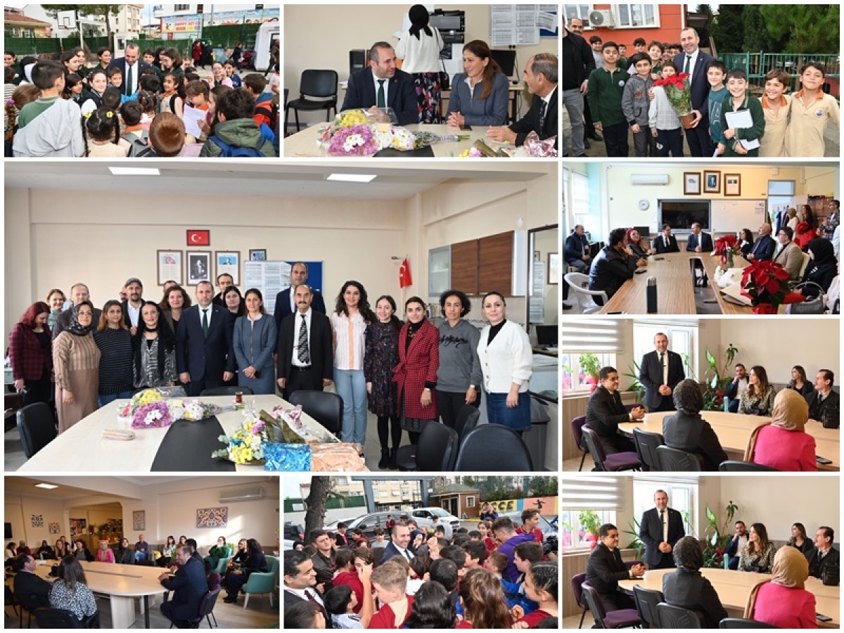 BAŞKAN TUTUK ÖĞRETMENLERİ ZİYARET ETTİ