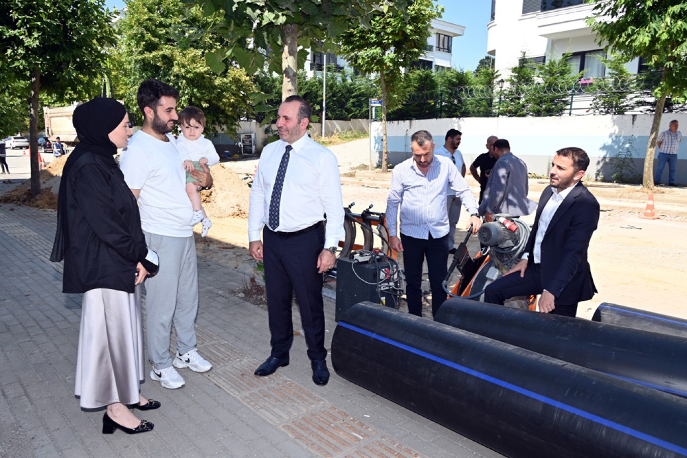 BAŞKAN TUTUK’TAN ANA İSALE HATTI ÇALIŞMALARINA YERİNDE İNCELEME