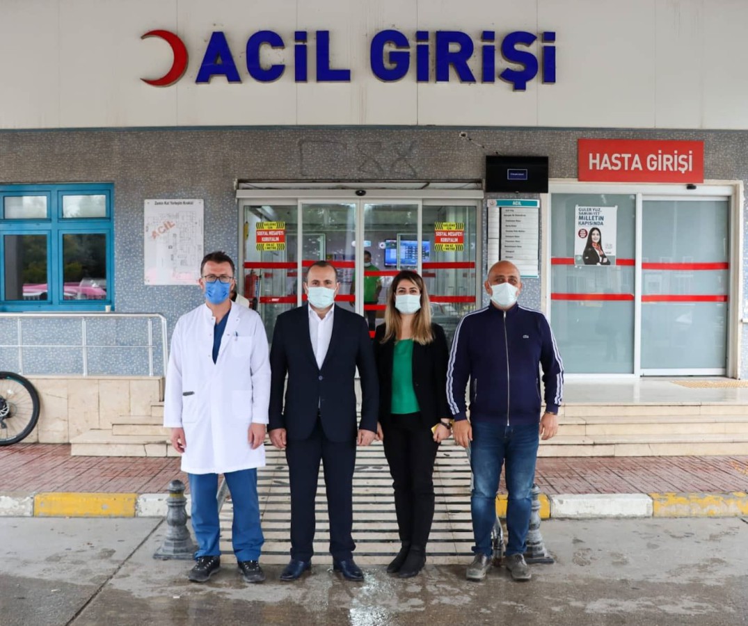 BAŞKAN VEKİLİ TUTUK DEVLET HASTANESİ ZİYARET ETTİ