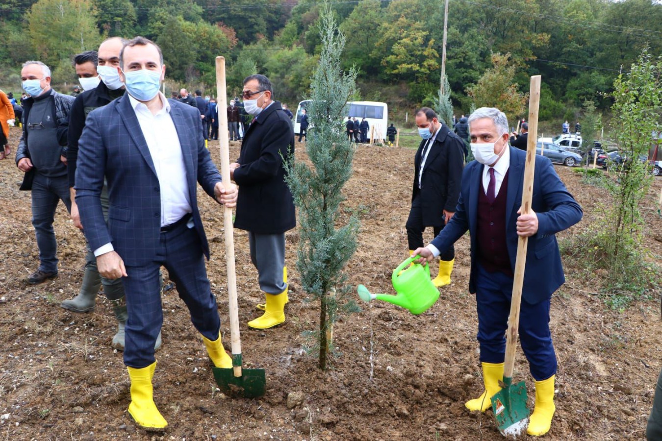 BAŞKAN VEKİLİ TUTUK FİDAN DİKİMİNE KATILDI