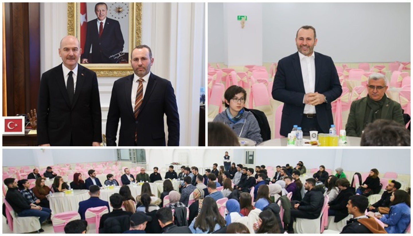 BAŞKAN VEKİLİ TUTUK İÇİŞLERİ BAKANI SOYLU’YU ZİYARET ETTİ