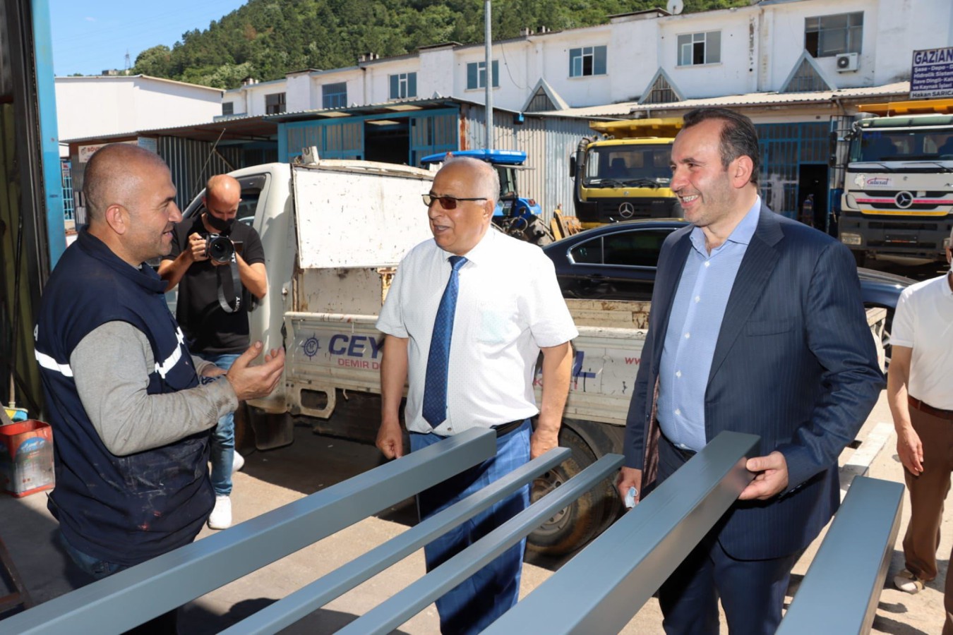 BAŞKAN VEKİLİ TUTUK “TAŞKÖPRÜ SANAYİ SİTESİNİ ZİYARET ETTİ”