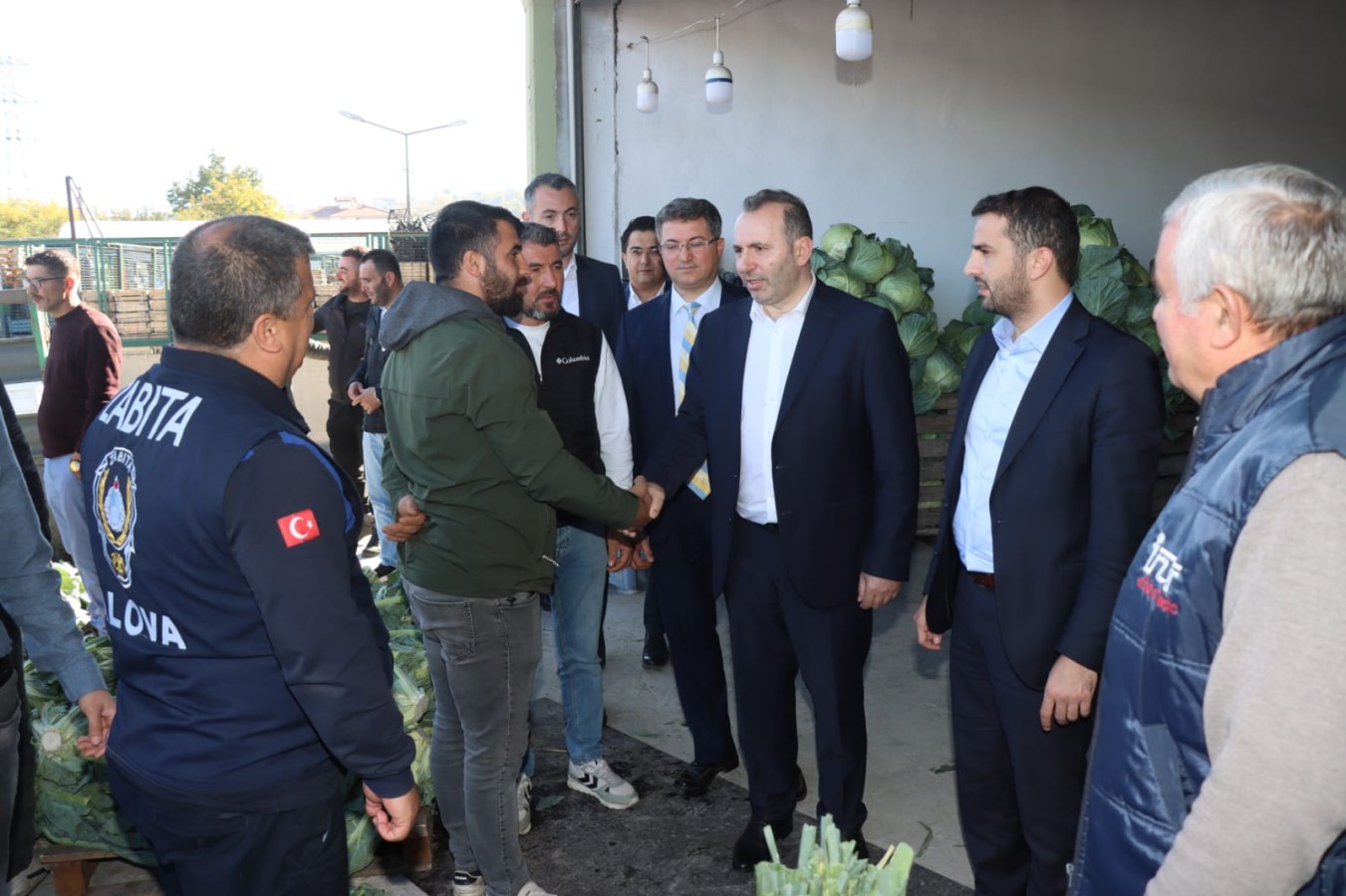 BAŞKAN VEKİLİ TUTUK’DAN HAL HATIR ZİYARETİ