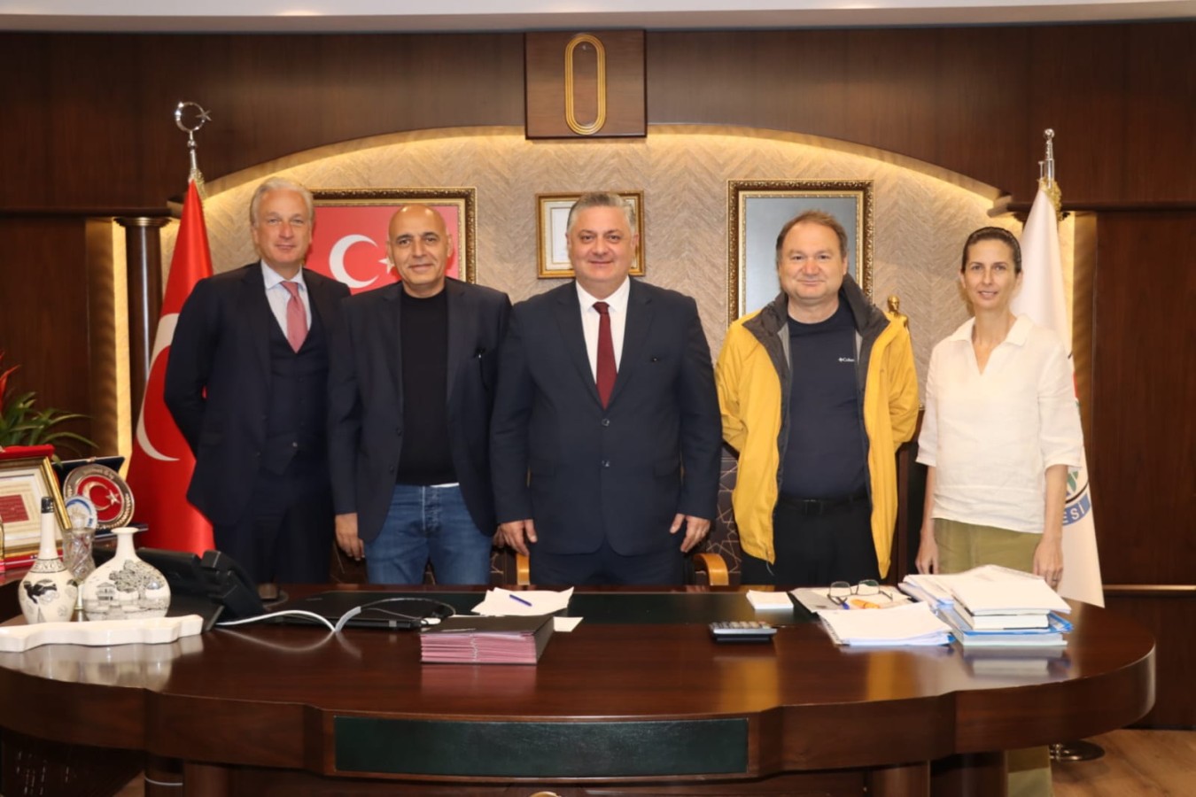 BİNİCİOĞLU’NDAN BAŞKAN GÜREL’E HAYIRLI OLSUN ZİYARETİ