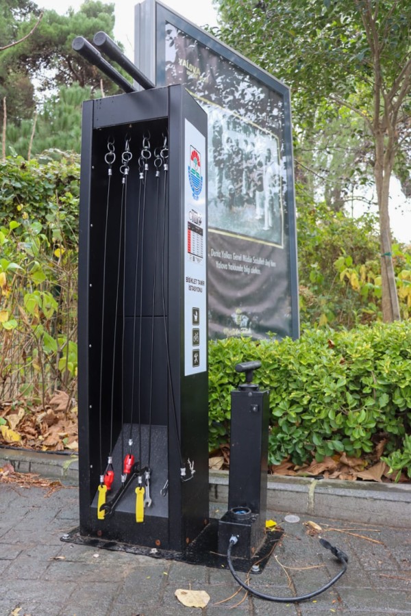 BİSİKLETLERİNİZ İÇİN TAMİR İSTASYONLARI HAZIR