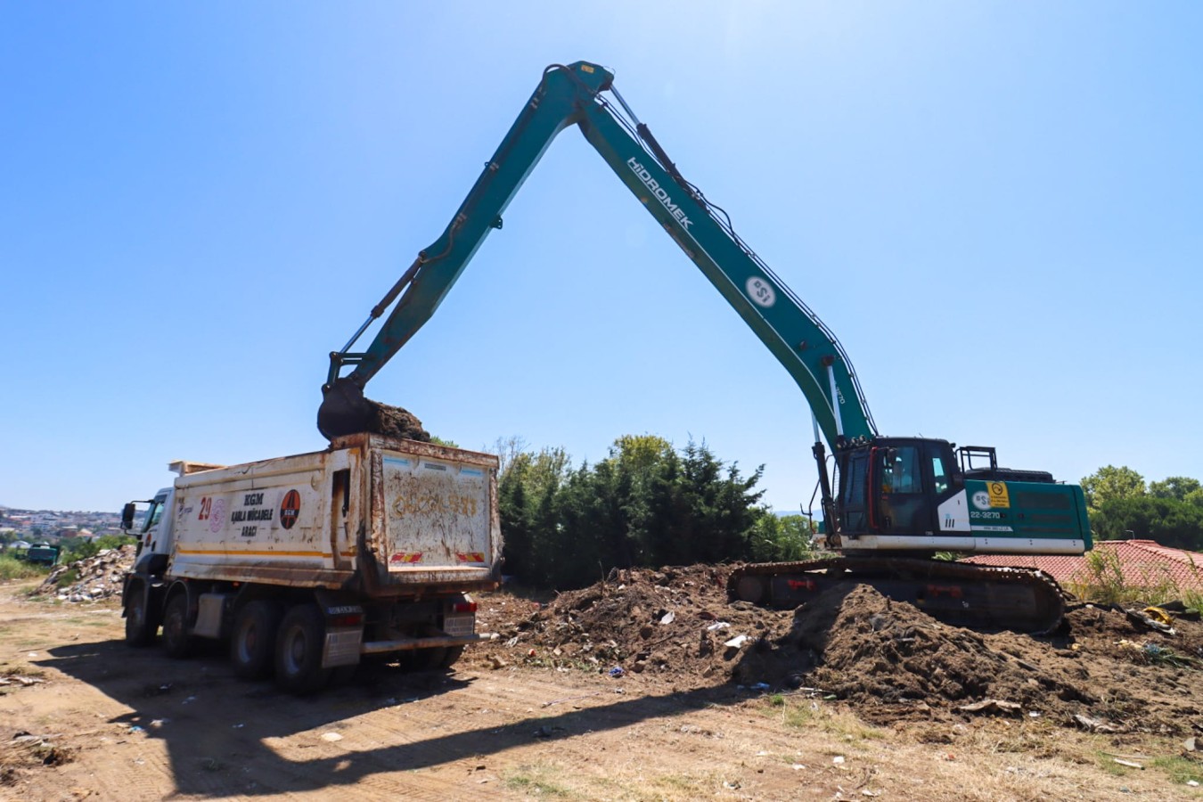 ÇALIŞMALAR SELLİMANDIRA DERESİNDE DEVAM EDİYOR