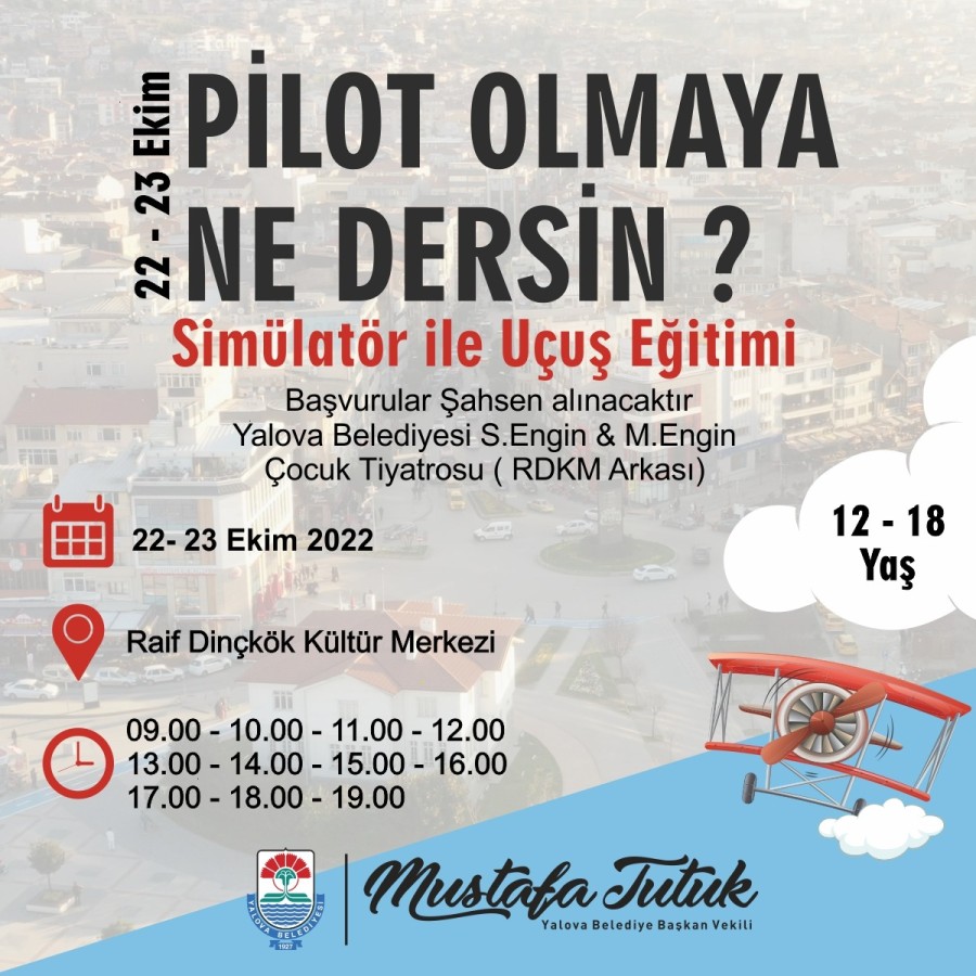 ÇOCUKLARA SİMÜLATÖR İLE UÇUŞ DENEYİMİ YAŞATILACAK