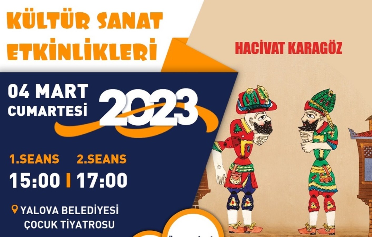 DEPREMZEDE ÇOCUKLAR İÇİN ÖZEL HACİVAT KARAGÖZ GÖSTERİSİ