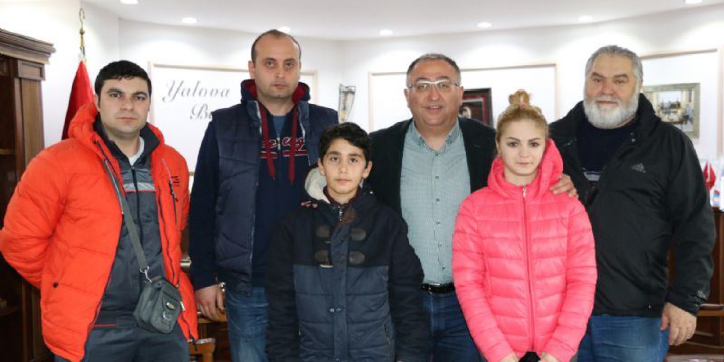 Derece Alan Sporculardan Başkan Salman’a Ziyaret