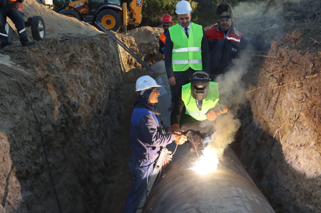 DEV PROJENİN İLK KAYNAĞI YAPILDI