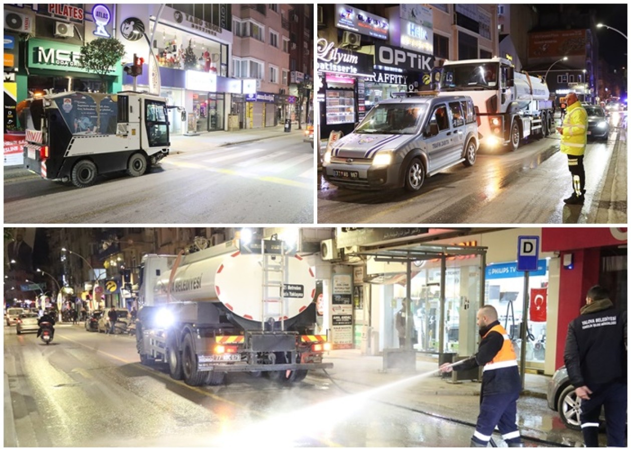 EKİPLER GECE GÜNDÜZ DEMEDEN ÇALIŞIYOR