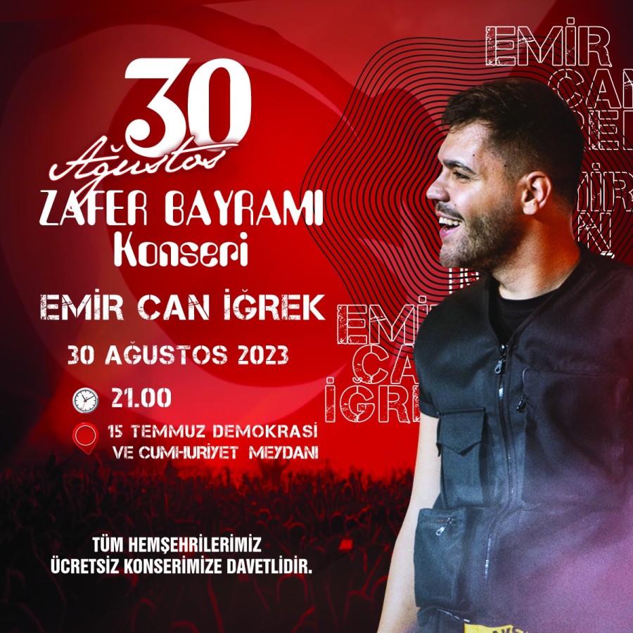 EMİR CAN İĞREK SAHNE ALACAK
