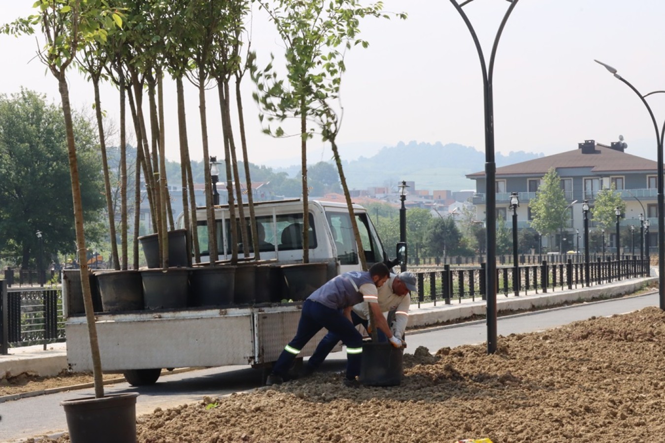 2.ETAP BİSİKLET YOLU GÜZELLEŞİYOR