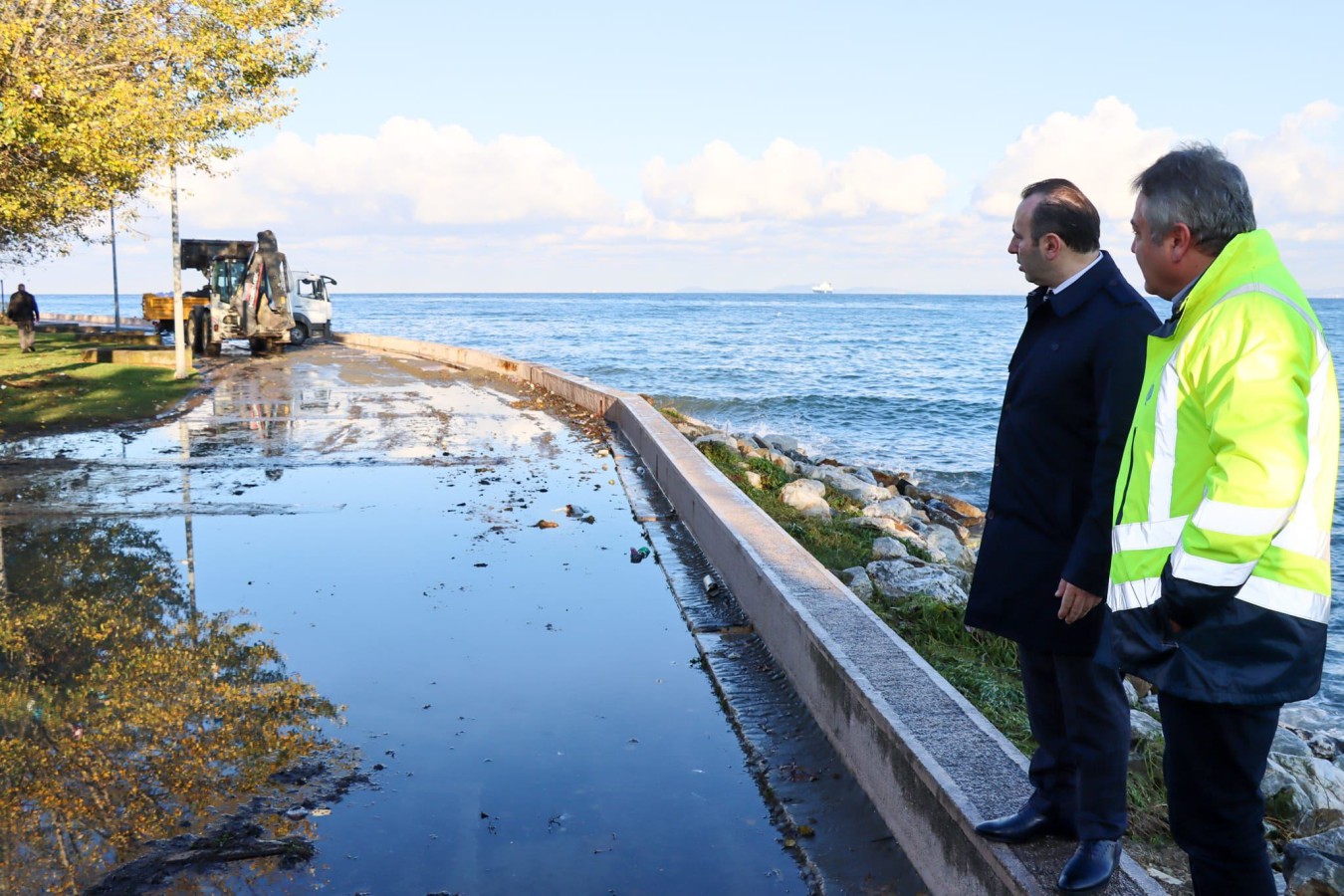 FIRTINA SONRASI YALOVA BELEDİYESİ SAHADA