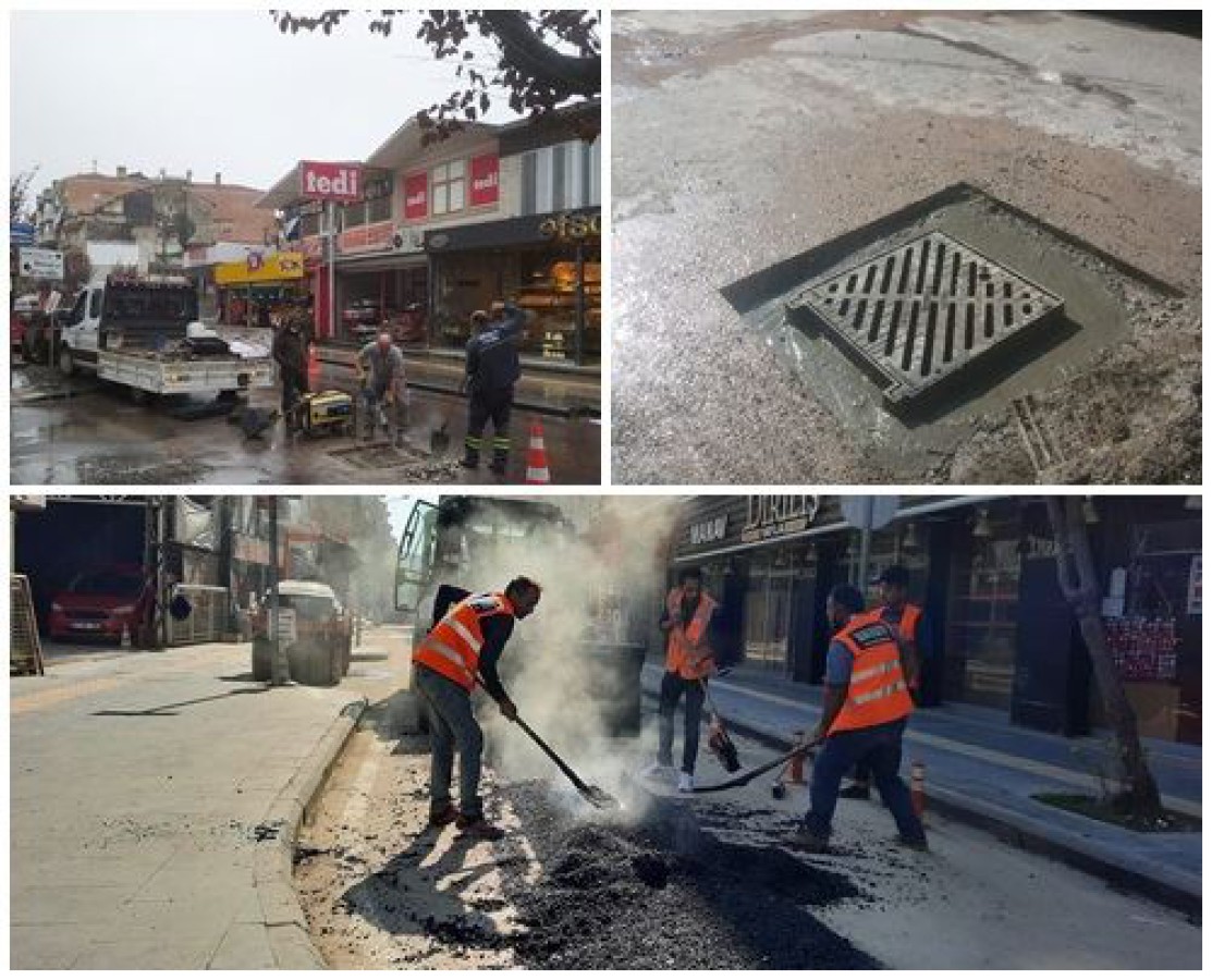 İSMET ACAR CADDESİ’NDE ÇALIŞMALAR TAMAMLANDI