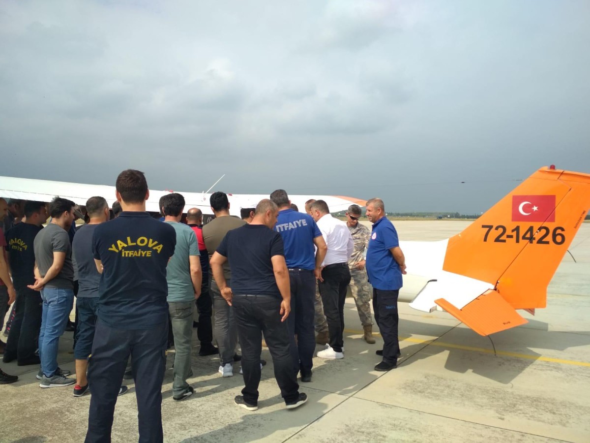 İTFAİYE PERSONELLERİ EĞİTİM ALIYOR