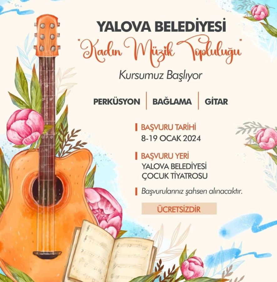 KADIN MÜZİK TOPLULUĞU KURSU BAŞLIYOR