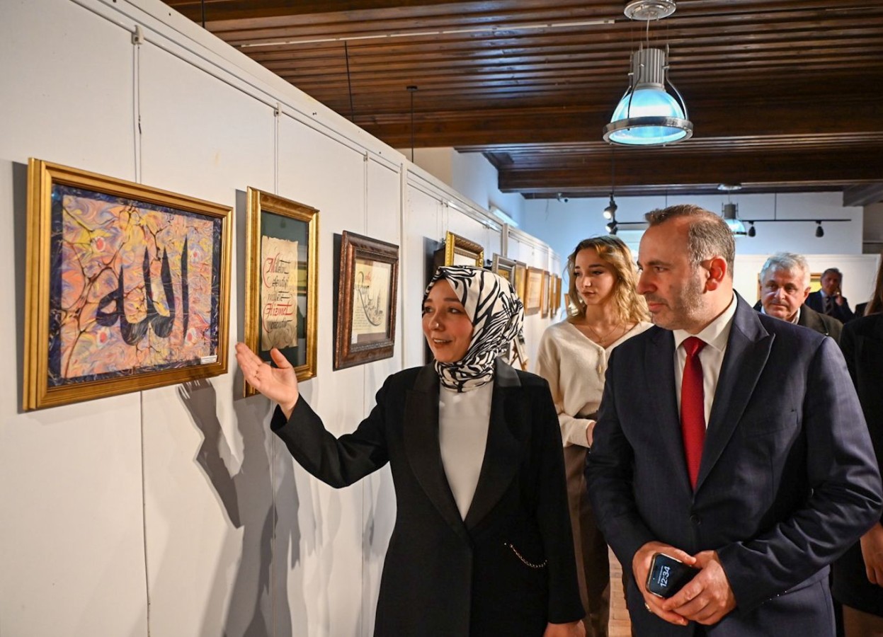 KARMA EL SANATLARI SERGİSİ AÇILDI