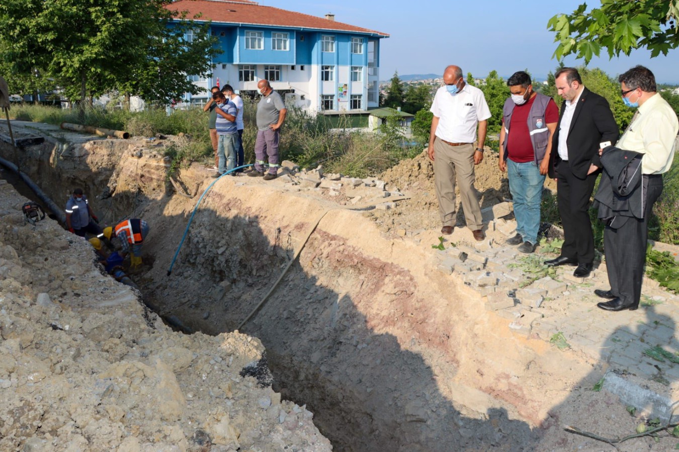 KAZIM KARABEKİR MAHALLESİNE İÇME SUYU DEPO HATTI
