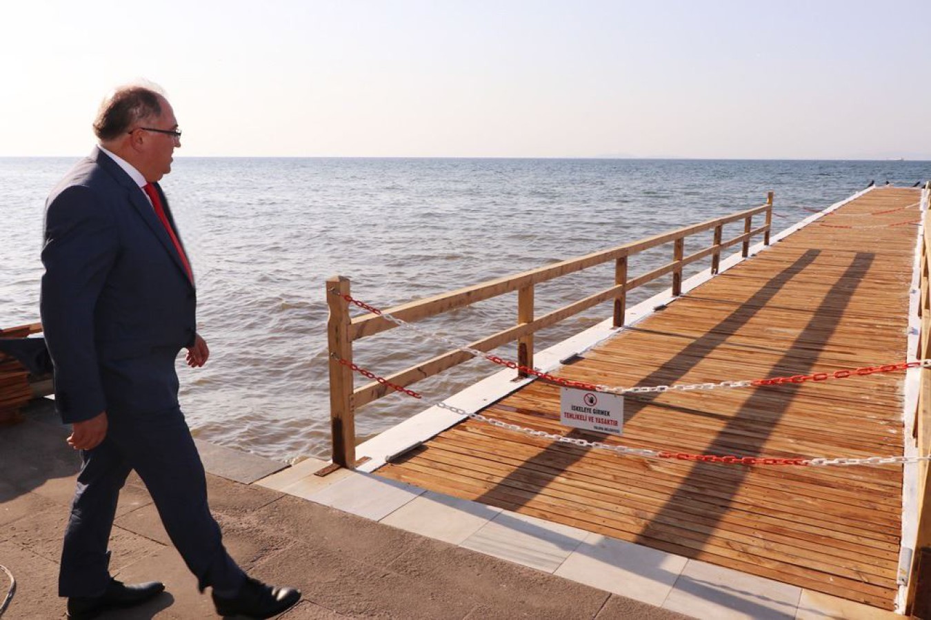 KÖŞK’TEN SONRA ŞİMDİDE İSKELE BAKIMA ALINDI