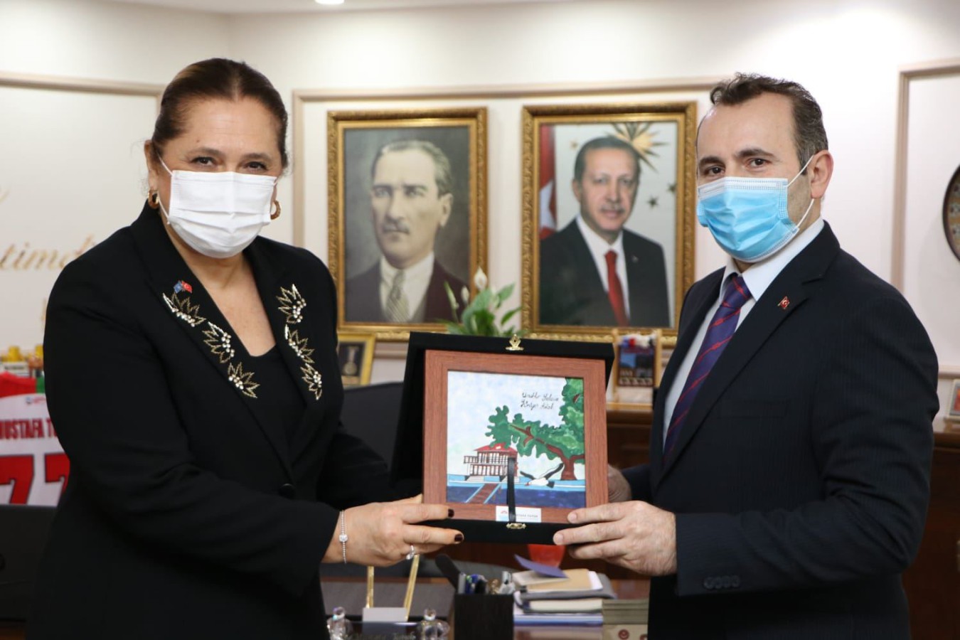 KOSOVA BAŞKONSOLOSU’NDAN BAŞKAN VEKİLİ TUTUK’A ZİYARET