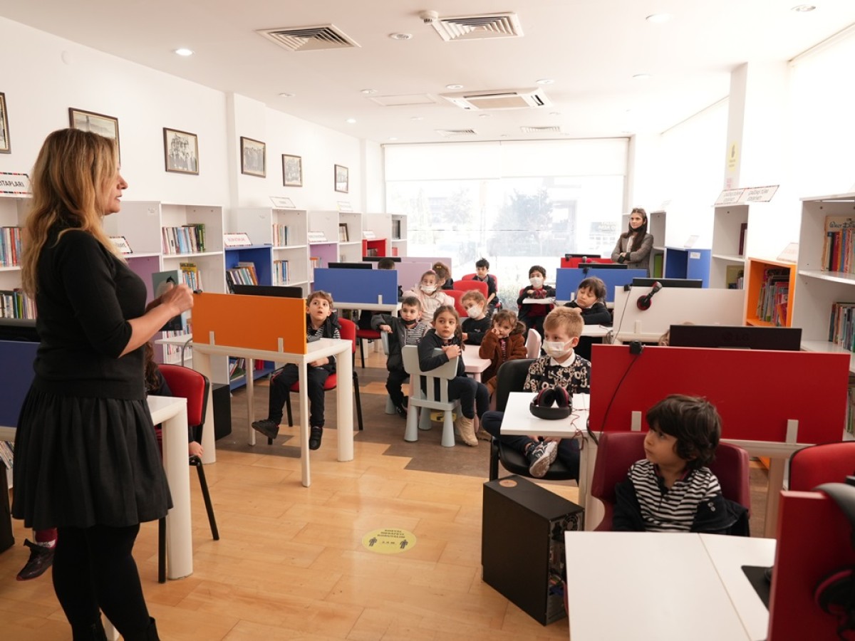 KÜTÜPHANE HAFTASINDA 750 ÖĞRENCİ ZİYARET ETTİ