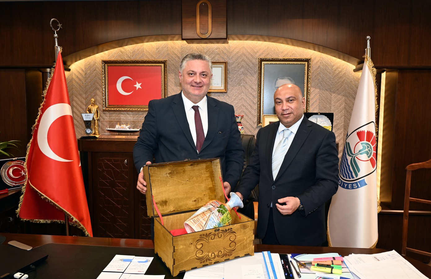 KUVEYT BAŞKONSOLOSUNDAN BAŞKAN GÜREL’E ZİYARET