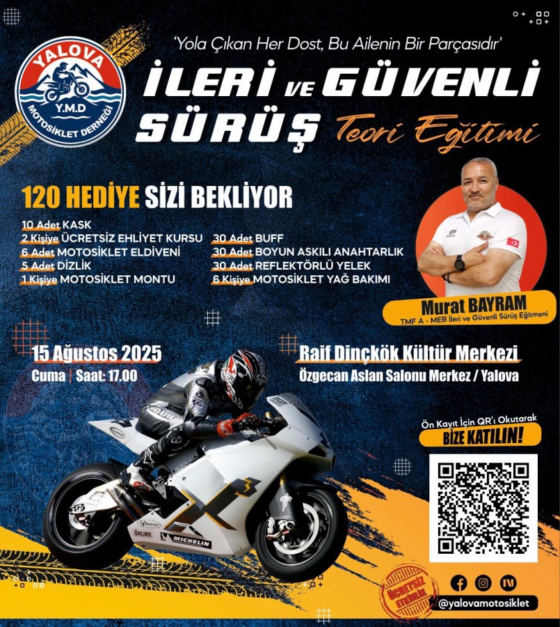 MOTOSİKLET SEVERLER BU EĞİTİM KAÇMAZ