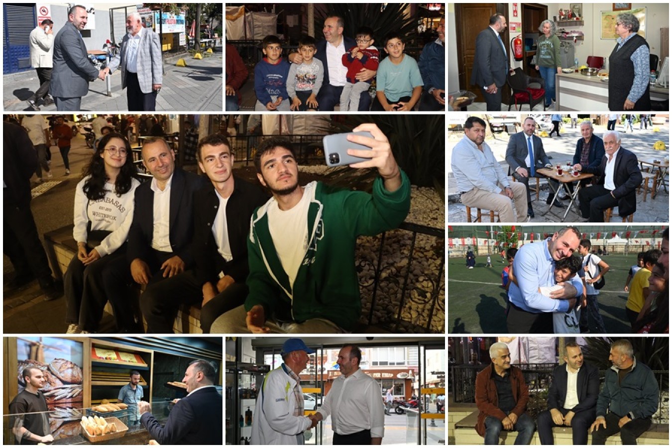 MUSTAFA BAŞKAN HER ZAMAN HALKIN İÇİNDE