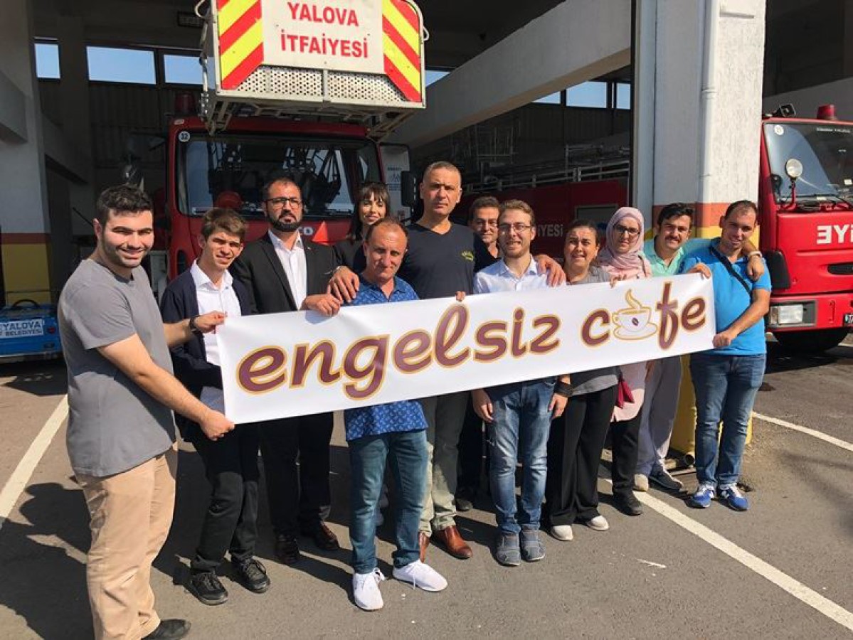 ÖZEL ÇOCUKLARDAN İTFAİYE MÜDÜRLÜĞÜNE ZİYARET