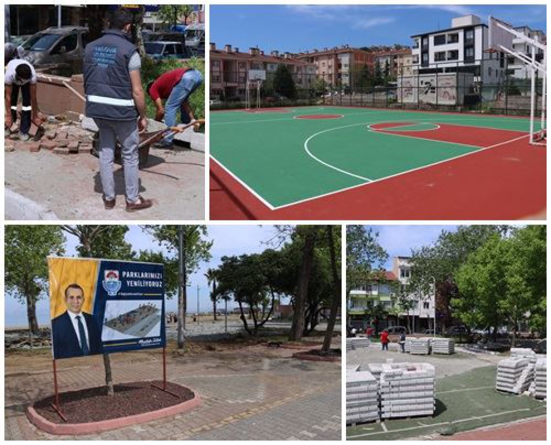 PARKLAR YENİLENEREK MODERN BİR GÖRÜNÜME KAVUŞUYOR