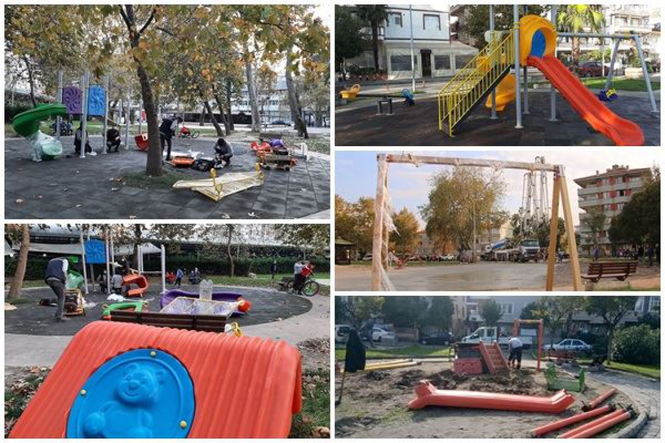 PARKLAR YENİLENİYOR OYUN GRUPLARI DEĞİŞİYOR