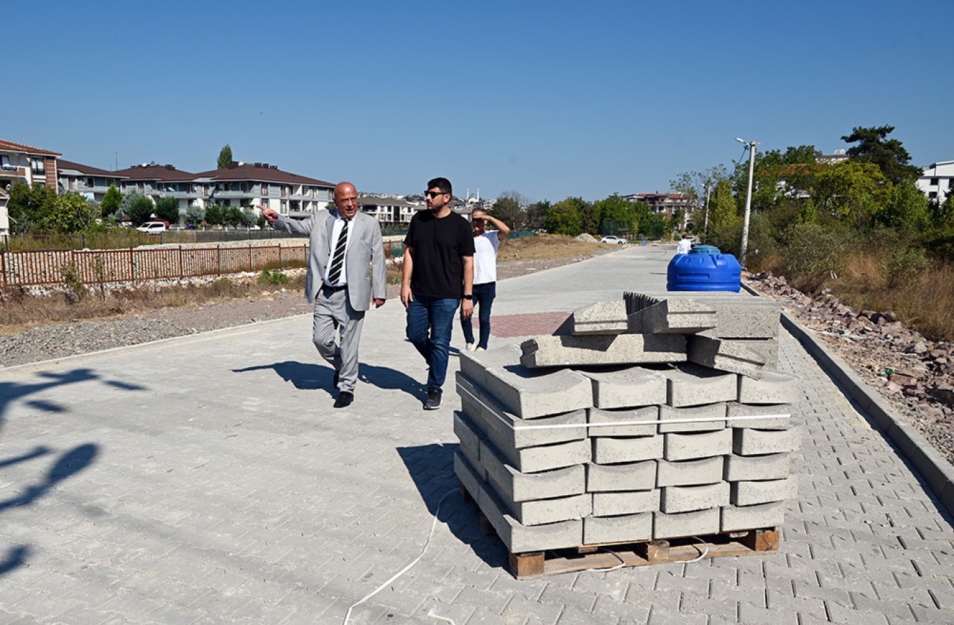 SAHADAKİ ÇALIŞMALARA YERİNDE İNCELEME